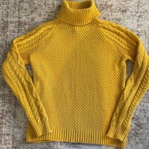 Lauren Ralph Lauren yellow knit turtle neck